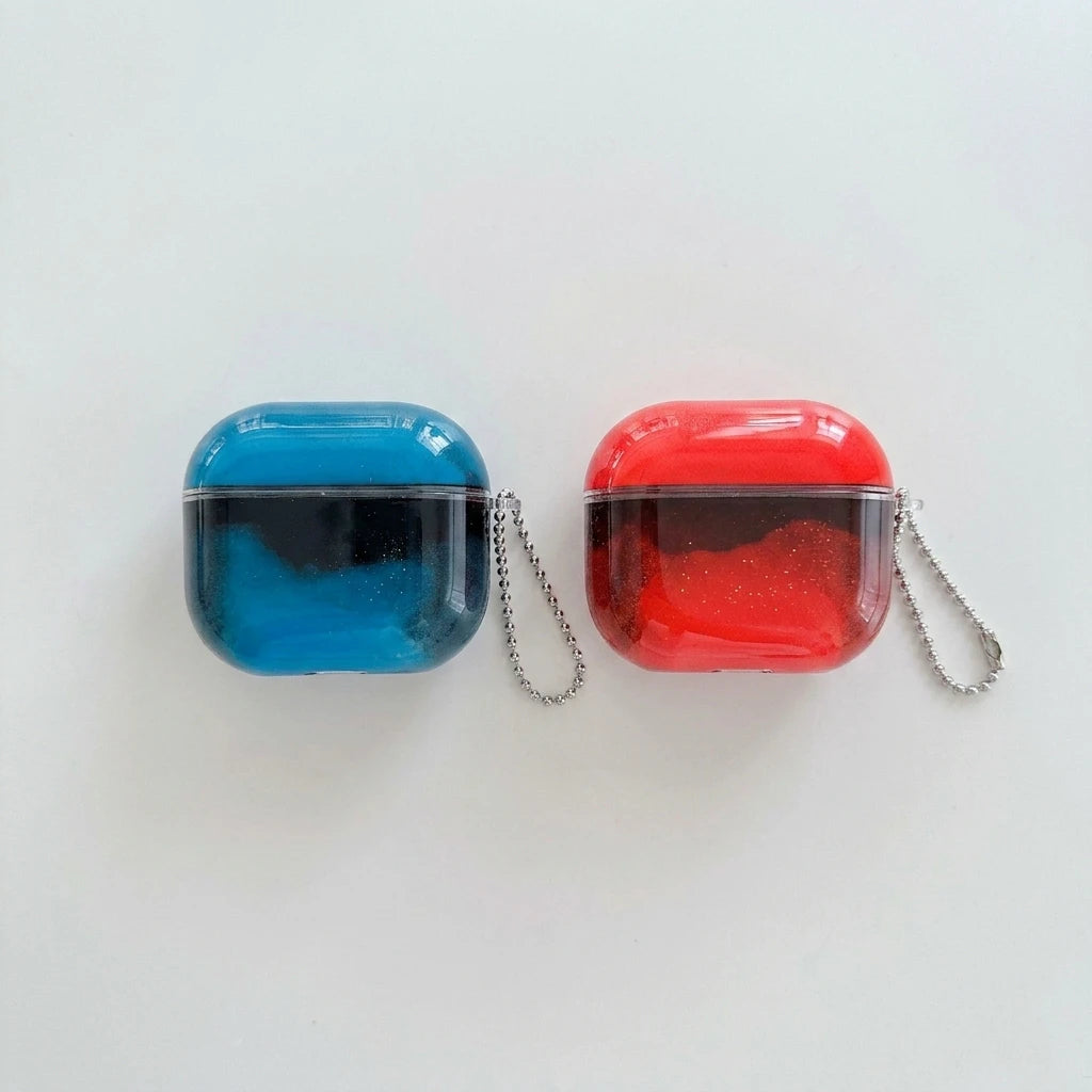 Luminous Floating Sand AirPods Case — Pro 3 / 4